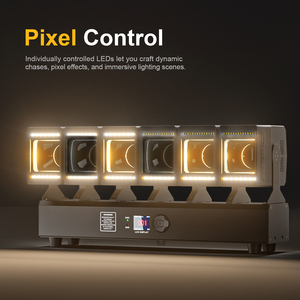 शहेड्स 6 हेड आरजीबीडब्ल्यू 4 में <span class=keywords><strong>1</strong></span> 60 डब्ल्यू की अगुवाई वाली बीम मैट्रिक्स की अगुवाई वाली पैनल - Product Image 3