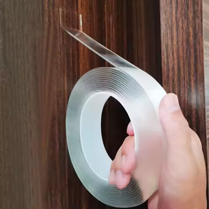 شريط لاصق قوي قابل للتكرار وقابل للغسل من الأكريليك قابل للتكرار عالي التحمل شريط جل نانو عالي الارتباط واضح مزدوج الوجهين تصنعه بنفسك - Product Image 1