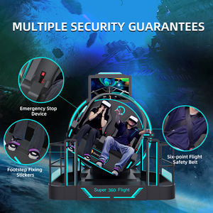 Simulador de Montaña Rusa 9D, Cine de Vuelo <span class=keywords><strong>VR</strong></span> 360, Silla de Realidad Virtual, Equipo <span class=keywords><strong>VR</strong></span>/<span class=keywords><strong>AR</strong></span>/<span class=keywords><strong>MR</strong></span> para Centro de Juegos <span class=keywords><strong>VR</strong></span> - Product Image 6