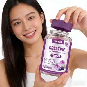 Gomitas de Creatina Monohidrato Personalizadas OEM, Nutrición Deportiva, Crecimiento Muscular, Gestión de Energía, Sin Azúcar, Sabor Personalizado para Adultos - Product Image 2