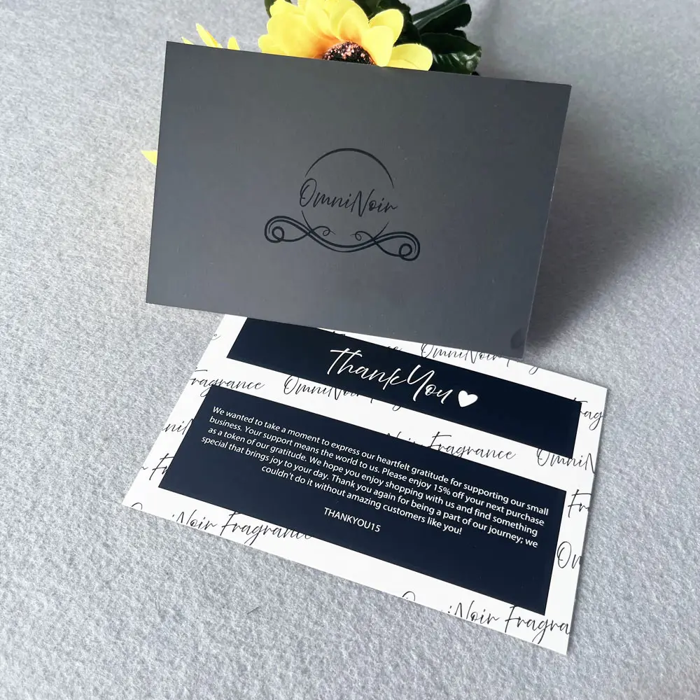 Best Verkopende Custom Printing Goud Folie Envelop Dank U Kaarten Voor Kleine Bedrijven Met Logo Voor Gasten Bruiloft Verjaardag