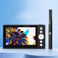 Caméra otoscope numérique HD avec écran, outil d'inspection rechargeable pour l'élimination visuelle du cérumen, endoscope pour la maison, la clinique et les animaux de compagnie