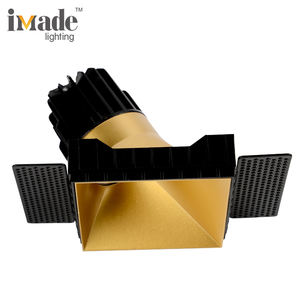 <span class=keywords><strong>IMADE</strong></span> 95Ra Trimless Square LED Spot Light Arandela de pared LED antideslumbrante Downlight para proyectos de hoteles - Product Image 1