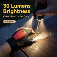 Guantes con Luz LED para Trabajo con las Manos Libres, Linterna para Reparación de Automóviles y Mantenimiento de Muebles