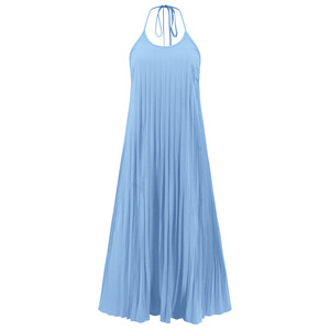 Popolare capo <span class=keywords><strong>di</strong></span> <span class=keywords><strong>abbigliamento</strong></span> <span class=keywords><strong>femminile</strong></span>: Maxi abito plissettato a-line per vacanze al mare. - Product Image 5