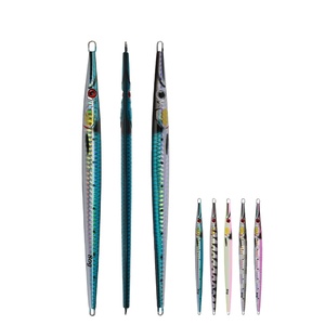 Mồi câu jigging Jiggingpro Needle <span class=keywords><strong>Jig</strong></span> 40g 60g 80g 100g 150g, kiểu dáng dài mảnh, thiết kế 3D, mồi kim loại câu cá ngừ nước mặn - Product Image 1
