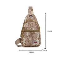 Bolso de Pecho Cruzado Táctico de Nailon Impermeable Portátil para Hombre de Nueva Tendencia al Por Mayor