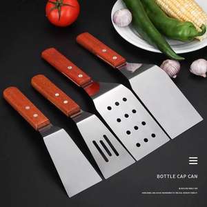 Pala versátil <span class=keywords><strong>de</strong></span> acero inoxidable para platos <span class=keywords><strong>de</strong></span> teppanyaki y herramientas tradicionales chinas para <span class=keywords><strong>hacer</strong></span> pasteles hechos a mano - Product Image 5