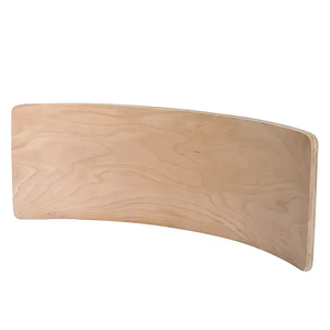 Tabla de equilibrio oscilante curvada de madera multifuncional para niños para ejercicio y funcionalidad corporal a la venta - Product Image 3