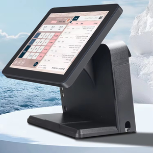 เครื่องบันทึกเงินสดระบบ POS หน้าจอสัมผัสขนาด 15.6 นิ้ว พร้อมจอแสดงผล LED สำหรับลูกค้า เหมาะสำหรับธุรกิจขนาดเล็ก ร้านค้า รุ่น Q8 15 - Product Image 5