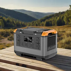 2400W Outdoor Energy Storage Power Supply High-power Solar Charging Self Driving Camping Portable Power Source
