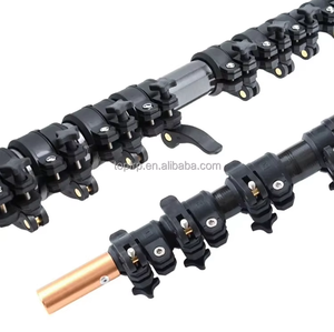 Mástil Telescópico de Fibra de Carbono de Alta Calidad y Resistencia, Anticorrosión, con Mecanismo de Bloqueo Autoposicionable, Aislamiento Eléctrico - Product Image 2