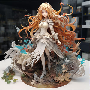 Figura de Anime de Resina, Tema de Fantasía y Ciencia Ficción, Decoración de Escritorio, Juguete Coleccionable para Mayores de 12 Años - Product Image 5
