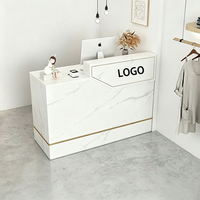 Meubles de salon modernes en gros, comptoir de réception pour salon de beauté, comptoir de caisse pour salon de manucure, logo gratuit
