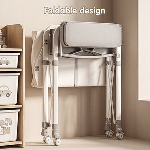 Mesa Plegable <span class=keywords><strong>para</strong></span> Cambiar Pañales y <span class=keywords><strong>Bañera</strong></span> 2 en <span class=keywords><strong>1</strong></span>, con Ruedas Universales Bloqueables - Product Image 5