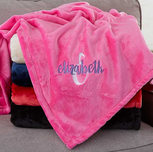 Bán Buôn Tùy Chỉnh Thăng Hoa Logo Mềm Mùa Đông Flannel Ném Chăn Tên San Hô Lông Cừu Chăn - Product Image 1