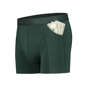 Calzoncillos de Hombre de Secado Rápido, Cintura Media, Tejidos, con Bolsillos, de Spandex y Algodón - Product Image 1