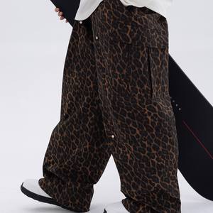 Snowverb Pantalones de esquí de estilo americano para hombres y mujeres Cross-Border Popular Loose Fit Impermeable Cálido para la temporada de snowboard en la nieve - Product Image 1