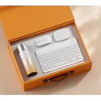 Coffret Cadeau Exécutif de Luxe pour Femmes d'Affaires : Clavier et Souris Sans Fil, Kit de Manucure – Idéal pour Petites Entreprises et Souvenirs d'Entreprise Premium