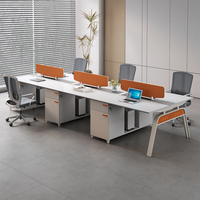 Table de bureau de direction modulaire E1 MFC haut de gamme OEM convertible au design moderne Mobilier et bureaux de bureau durables