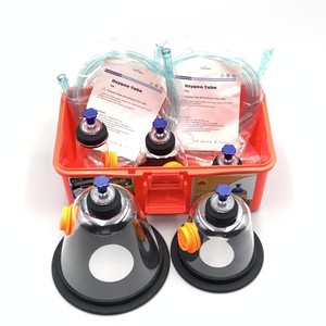 Masques à oxygène pour animaux de compagnie, masques respiratoires vétérinaires pour chats et chiens, 5 tailles avec ouverture CO2 - Product Image 2
