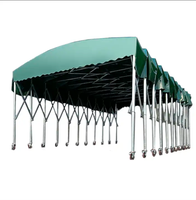 Abri de stockage en PVC, Tente d'entrepôt 20x40, Abri à double treillis, Dôme de stockage en PVC