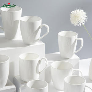 แก้วกาแฟพอร์ซเลนแบบกำหนดเองได้ ทนทาน เป็นมิตรกับสิ่งแวดล้อม ลดราคาพิเศษ |   แก้วมัคสีขาวดีไซน์ทันสมัย |   ขายส่งสินค้าพร้อมส่ง - Product Image 6