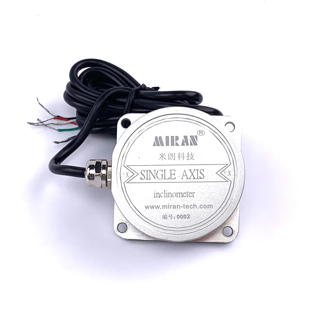 MIRAN 0-5V yüksek doğruluk İnklinometre tek eksenli eğim sensörü yağmur geçirmez
