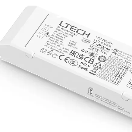 LTECH SE-15-350-700-G1T Driver LED Triac ELV, Driver LED pintar 15W 350mA sampai 700mA