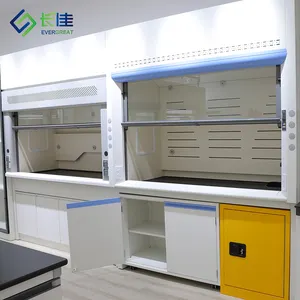 Equipamentos de laboratório baratos armário do febre do laboratório químico à prova de explosão fume com duto