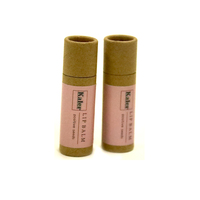 Tube en papier push-up biodégradable pour déodorant naturel, Tube en carton Kraft pour baume à lèvres et rouges à lèvres