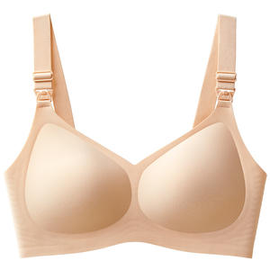 Soutien-gorge d'allaitement sans couture push-up 3/4 coupe pour femme, soutien-gorge d'allaitement grande taille October Crystal - Product Image 3