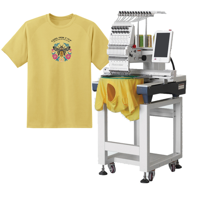 New China Supplier Single Double Heads 9/12/15 Needles Ca P Automatic Flat Garment T-shirt Embroidery Machine with Servo Motor