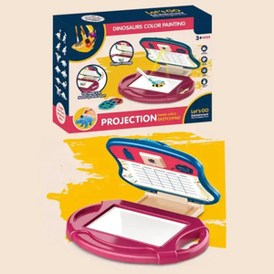 Produk baru mainan papan tulis grafiti anak-anak genggam tangan gambar seni dengan proyeksi - Product Image 3