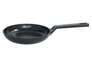 Poêle à frire <span class=keywords><strong>en</strong></span> <span class=keywords><strong>fonte</strong></span> à poignée unique avec tapis résistant à la chaleur, idéale pour les œufs et les steaks au petit-déjeuner, compatible avec les plaques à <span class=keywords><strong>induction</strong></span> et à gaz - Product Image 3