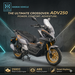 Scooter à essence monocylindre <span class=keywords><strong>250</strong></span> cm³ refroidi par eau, 4 temps, EFI EURO 5, avec freins ABS avant et arrière, démarrage sans clé, vitesse maximale de 95 km/h - Product Image 2