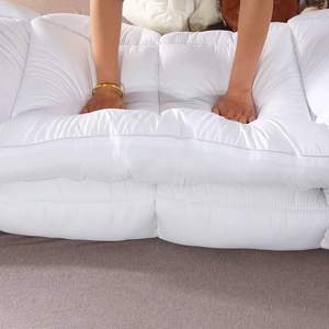 Настраиваемый высококачественный суперматрас, наматрасник толщиной 14 см, Гипоаллергенная хлопковая наматрасница с полым волокном - Product Image 6