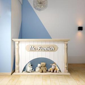Encantador Escritorio de recepción de superficie lacada, estilo de barra pequeña de moda, ahorro de espacio, contador de caja registradora para tienda de mascotas, tienda de ropa - Product Image 3