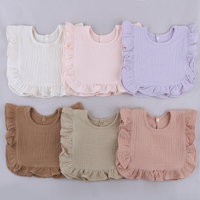 Offre Spéciale multicolore bébé fournitures coton lin tissu bave serviette bavoirs