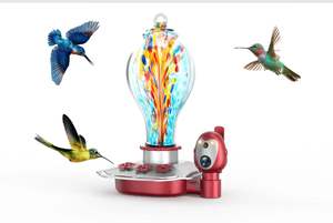 Caméra intelligente solaire à vente chaude, caméra WIFI à distance, photographie HD, observation des oiseaux, mangeoire à oiseaux intelligente en verre - Product Image 5