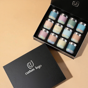 Boîtes cadeaux en papier rigide de luxe personnalisées avec fermeture magnétique pour ensembles de bougies Boîtes d'emballage de bougies parfumées <span class=keywords><strong>Bougeoir</strong></span> personnalisé - Product Image 4