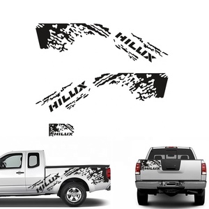 3 cái tự dính Pickup Truck Side body decals Stickers thiết kế sang trọng off-road đồ họa vinyl bọc cho TOYOTA HILUX 4x4 - Product Image 1