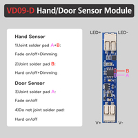 Interruptor Inductivo Inteligente DC5V 12V 24V 4A, Interruptor de Luz Inteligente para Gabinete, No Requiere Perforación, Sensor de Puerta