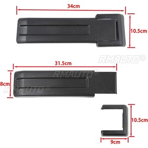 Cubierta Decorativa para la Bisagra del Soporte del Neumático de Repuesto para JK Wrangler 2007-2017, Kit de Carrocería, Accesorios para Automóviles - Product Image 5