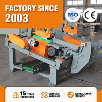 Scie à panneaux automatique FENGKAI SF6021 pour palettes en bois, double coupe, 16 coupes/min, Schneider Electric, ±1mm, CE ISO, 380V, 1500mm