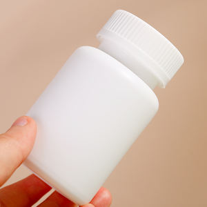 120ML 120 <span class=keywords><strong>cc</strong></span> PET PCR HDPE bottiglia di medicina bottiglia bianca con tappi CRC bianchi integratore vuoto capsula di vitamina pillola bottiglia di plastica - Product Image 6