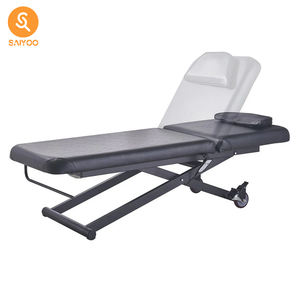 Profesyonel siyah taşınabilir elektrikli yüz ile rulo masaj şampuan yatak berber dükkanı güzellik odası için - Product Image 3