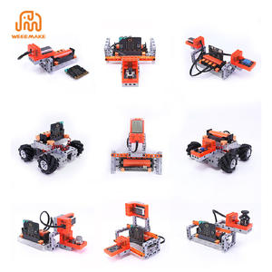 Kit de robot à châssis Mecanum 4WD pour Microbit/mPython, évitement d'obstacles, alimenté par batterie 18650, éducation intelligente STEM pour enfants - Product Image 2