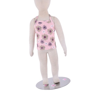 Vente en gros de hauts pour bébé fille en coton solide 240g, col rond, dos nu, designs personnalisés, style anglais, respirant, respectueux de l'environnement - Product Image 4
