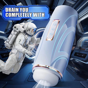 4in1自動男性用オナホール、発音機能付き、7つの吸引、7つの突き出し、10種類の振動モード搭載、男性用セックス玩具 - Product Image 5